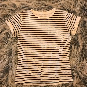 Striped Black and White Tee